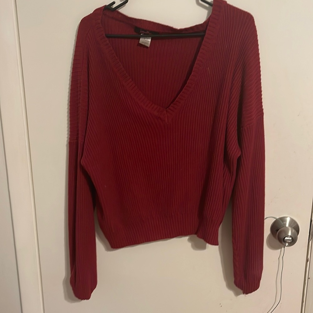 Red sweater